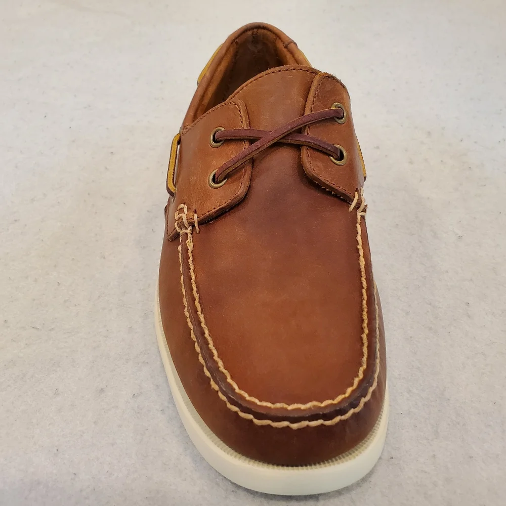 Eastland Shoes Size 9 Brown Leather Tan Seaport Boat New